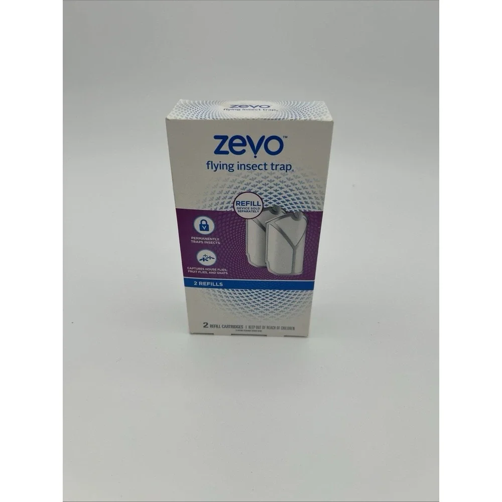 Zevo Flying Insect Fly Trap Refills (2 Total Cartridges)